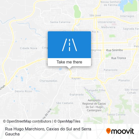 Rua Hugo Marchioro map