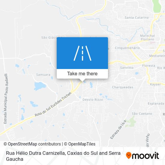 Rua Hélio Dutra Carnizella map