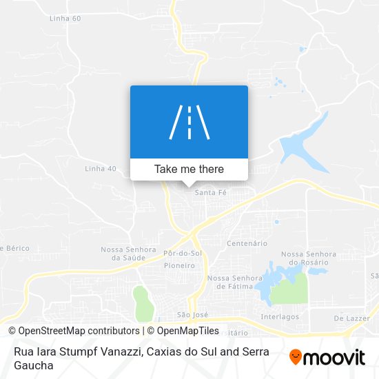 Rua Iara Stumpf Vanazzi map