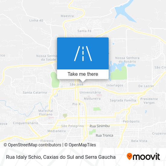 Rua Idaly Schio map