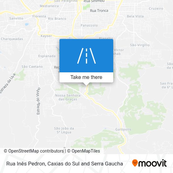 Rua Inês Pedron map