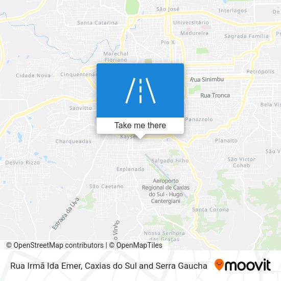 Rua Irmã Ida Emer map