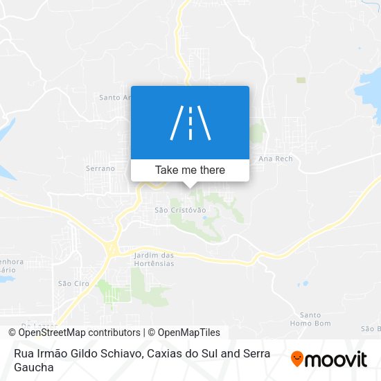 Rua Irmão Gildo Schiavo map