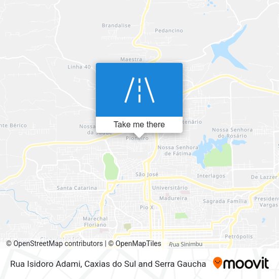 Rua Isidoro Adami map