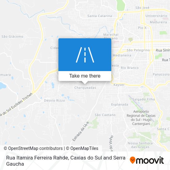 Rua Itamira Ferreira Rahde map