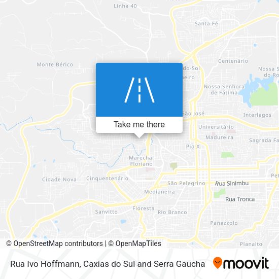 Rua Ivo Hoffmann map