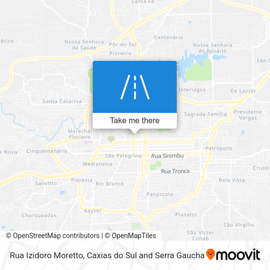 Rua Izidoro Moretto map