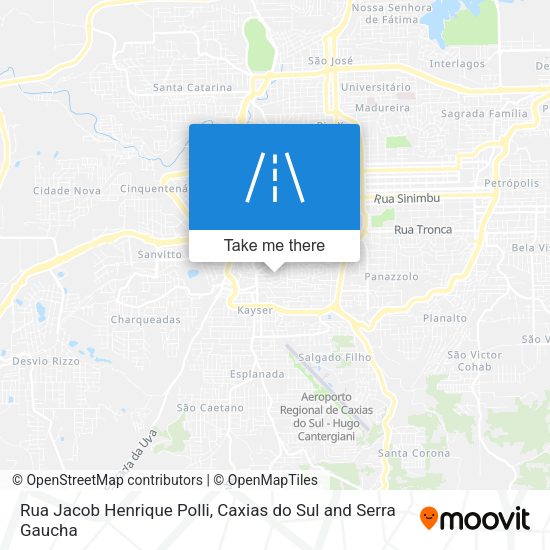 Rua Jacob Henrique Polli map