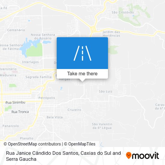 Rua Janice Cândido Dos Santos map