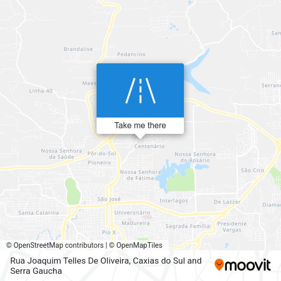 Rua Joaquim Telles De Oliveira map