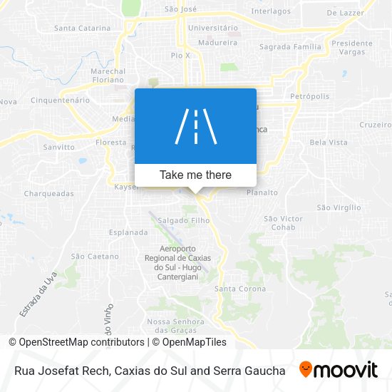 Rua Josefat Rech map