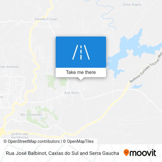 Rua José Balbinot map