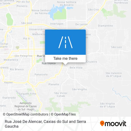 Rua José De Alencar map
