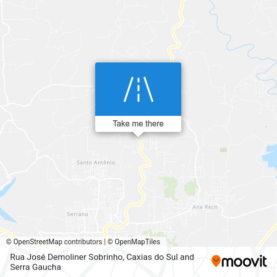 Rua José Demoliner Sobrinho map