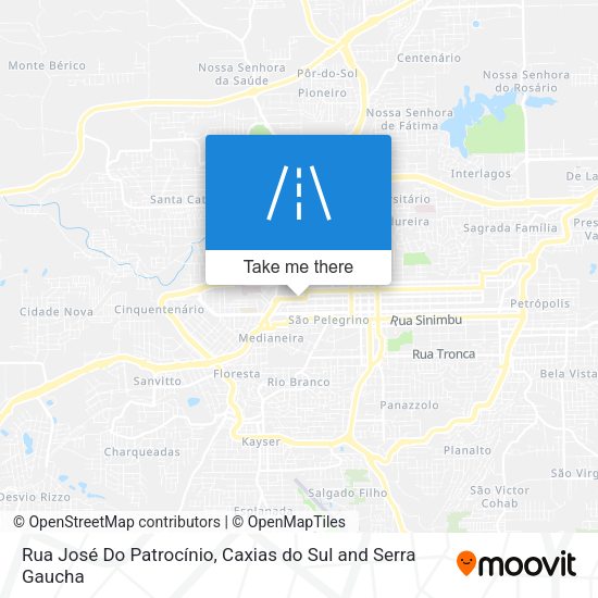 Rua José Do Patrocínio map