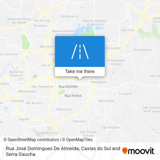 Rua José Domingues De Almeida map