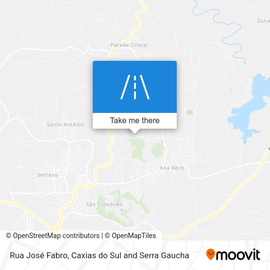 Rua José Fabro map