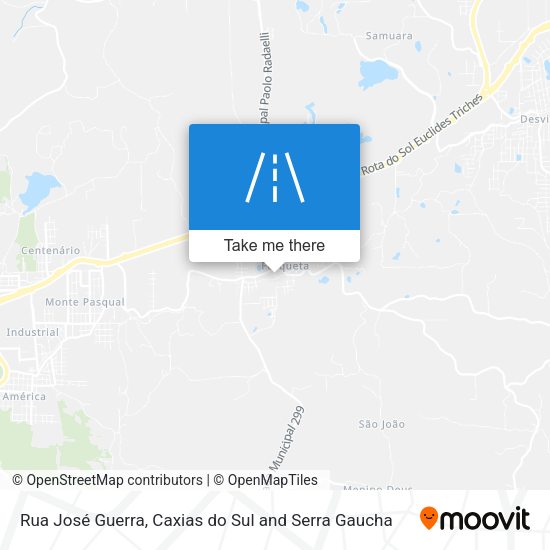 Rua José Guerra map