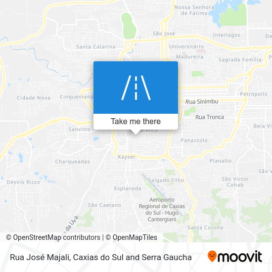 Rua José Majali map