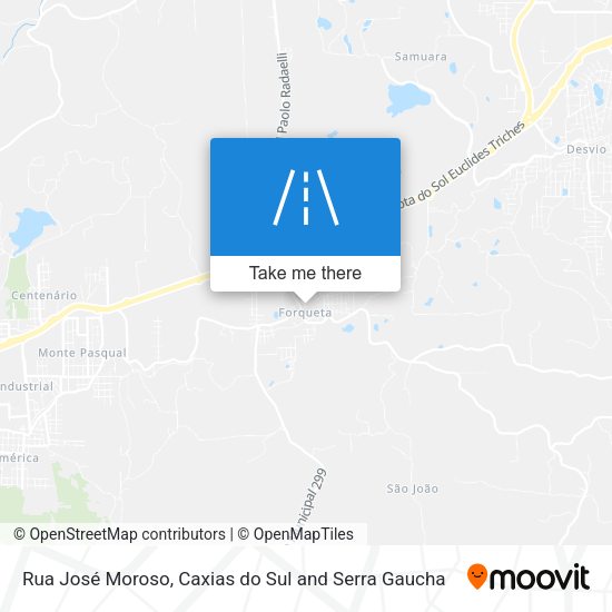 Rua José Moroso map