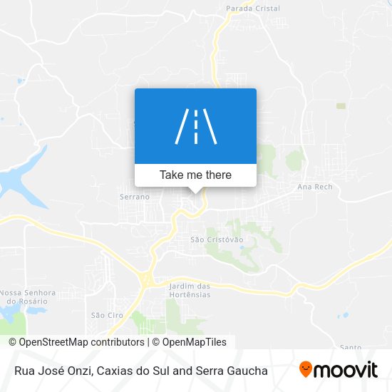 Rua José Onzi map