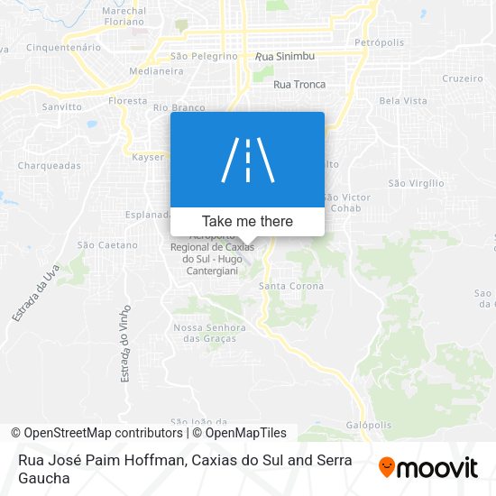 Rua José Paim Hoffman map