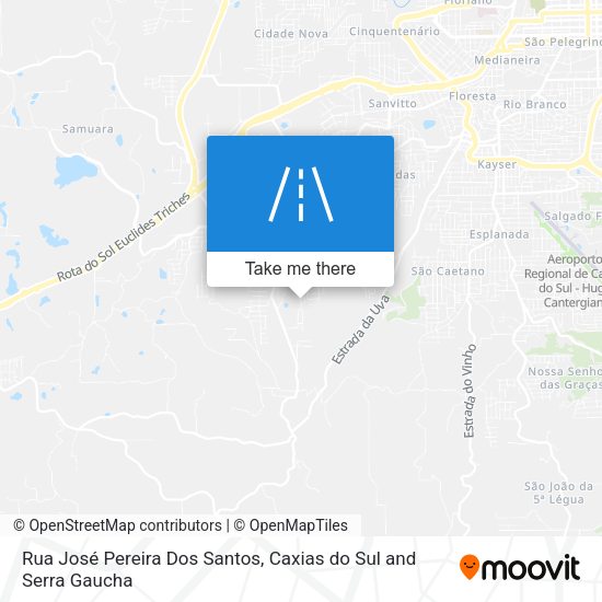 Rua José Pereira Dos Santos map