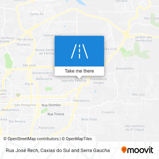 Rua José Rech map