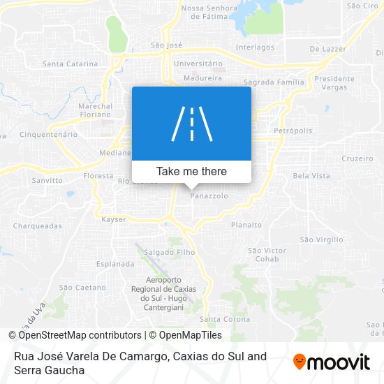 Rua José Varela De Camargo map