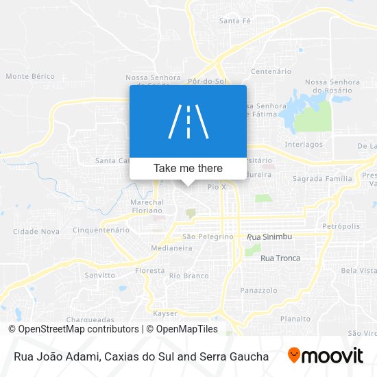 Rua João Adami map