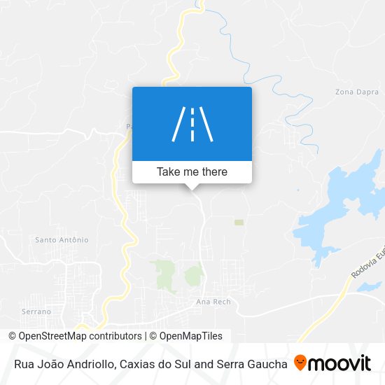 Rua João Andriollo map