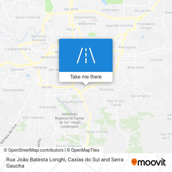 Rua João Batesta Longhi map