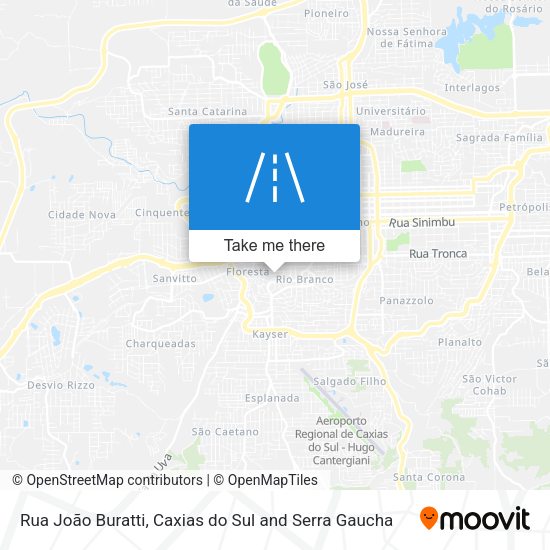 Rua João Buratti map