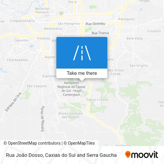 Rua João Dosso map