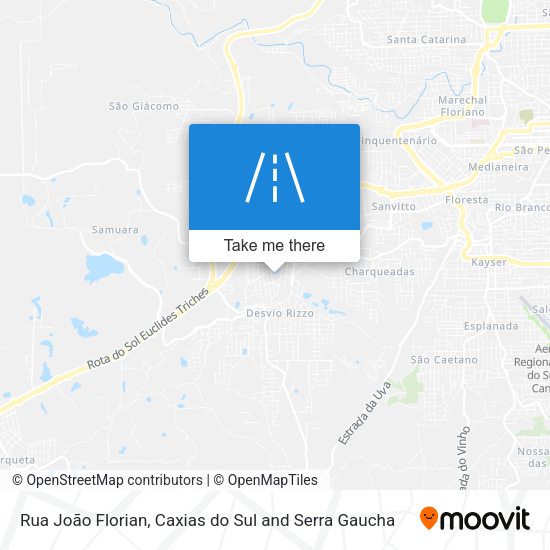 Rua João Florian map