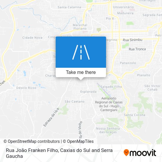 Rua João Franken Filho map