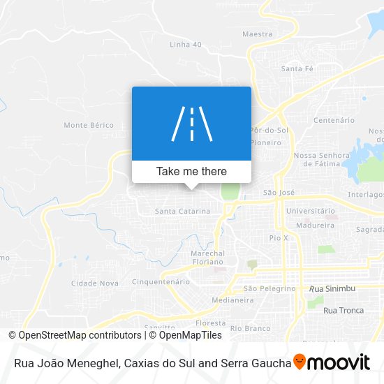 Rua João Meneghel map