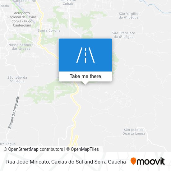 Rua João Mincato map