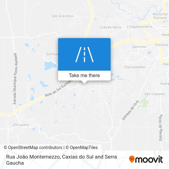 Rua João Montemezzo map