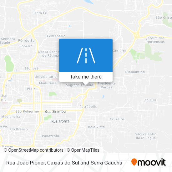 Rua João Pioner map