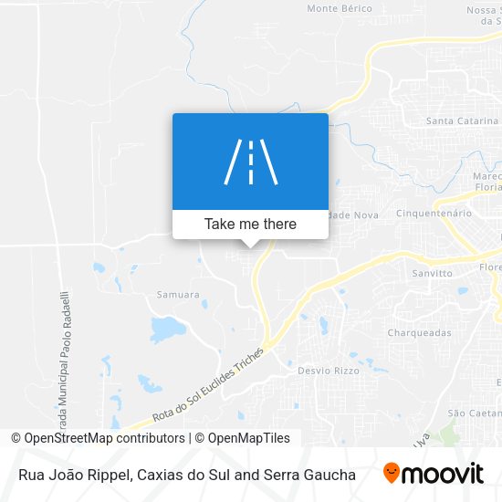 Rua João Rippel map