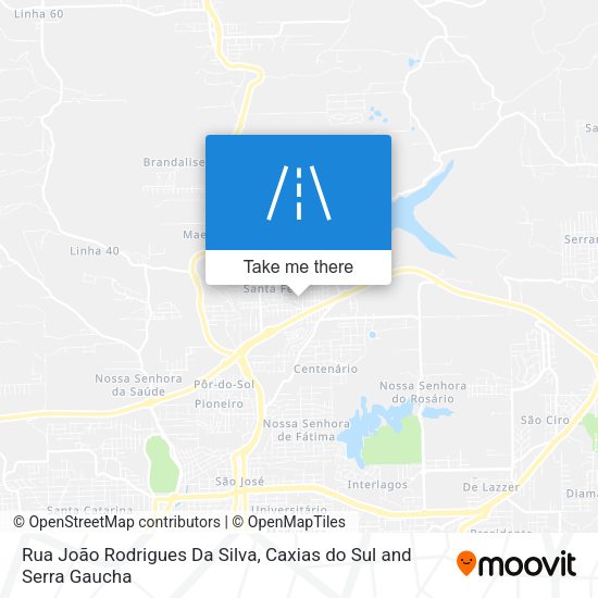 Rua João Rodrigues Da Silva map
