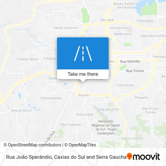 Rua João Sperândio map