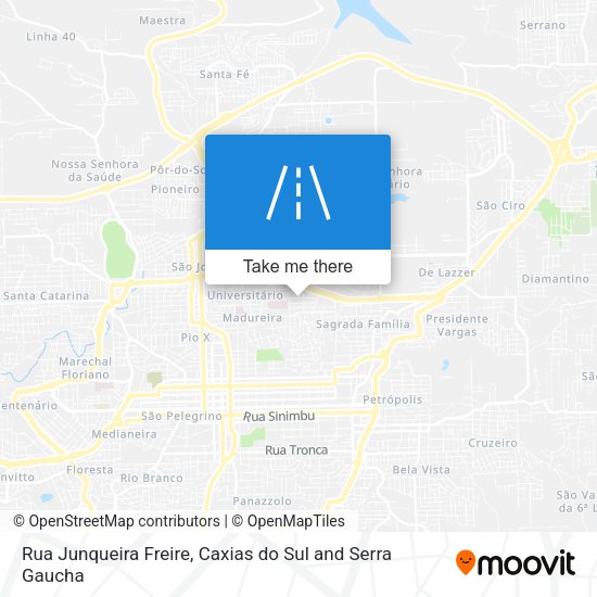 Rua Junqueira Freire map