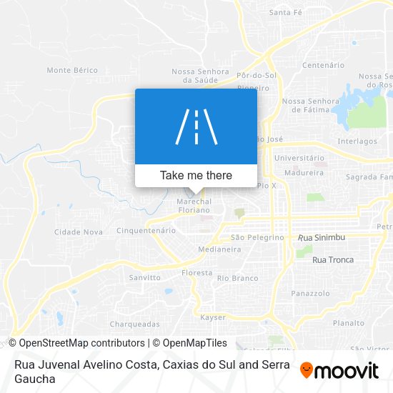 Rua Juvenal Avelino Costa map