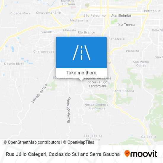 Rua Júlio Calegari map