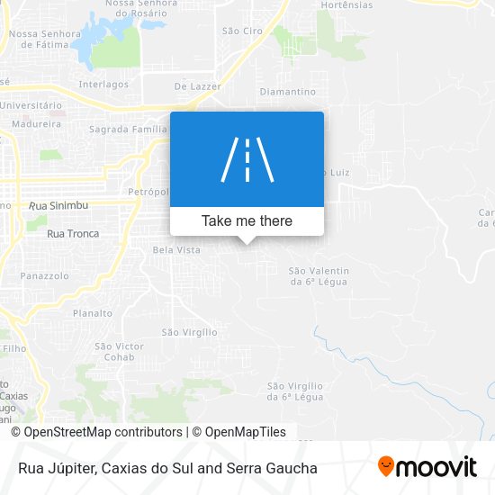 Rua Júpiter map