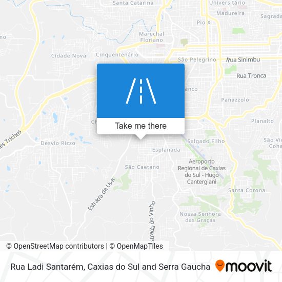 Rua Ladi Santarém map