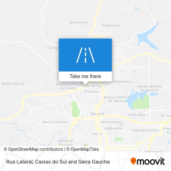 Rua Lateral map