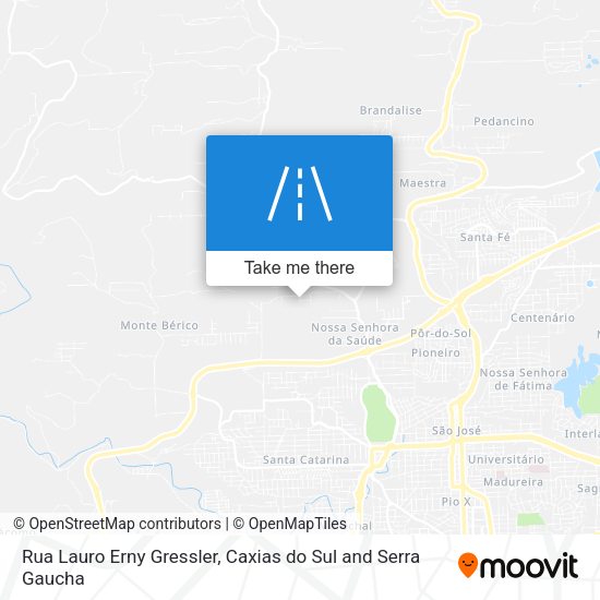 Rua Lauro Erny Gressler map